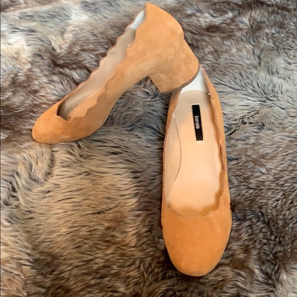 Kensie block heels - size 9M - suede leather - Picture 2 of 8